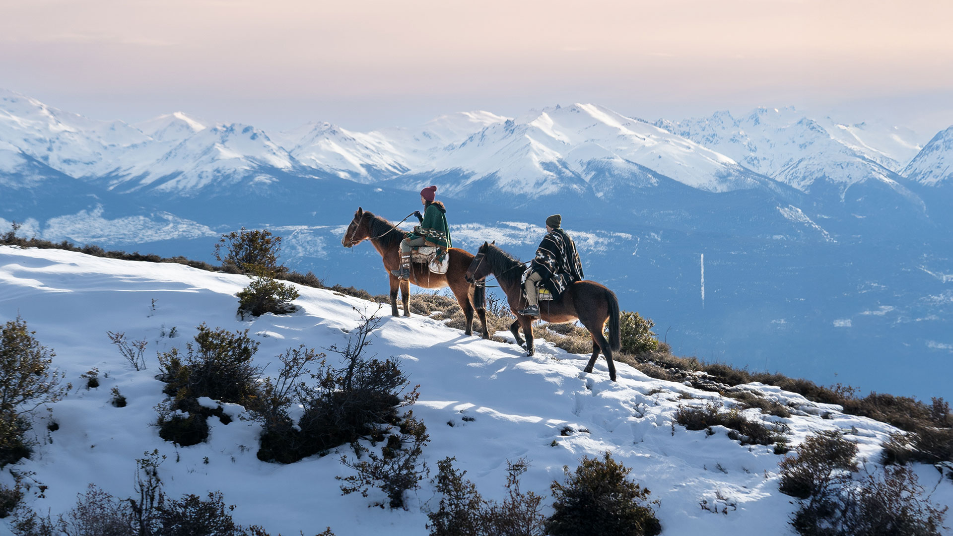 Cabalgatas en la nieve